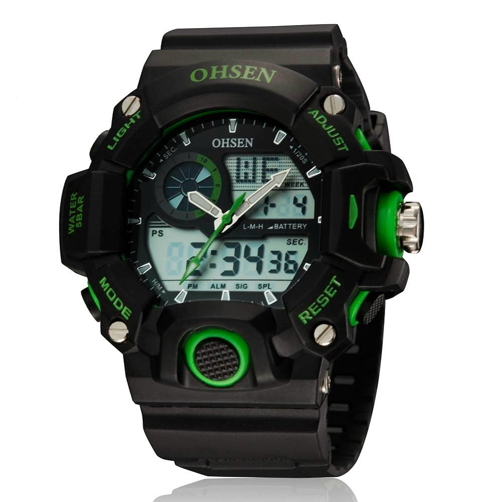 Military anti-shock watch