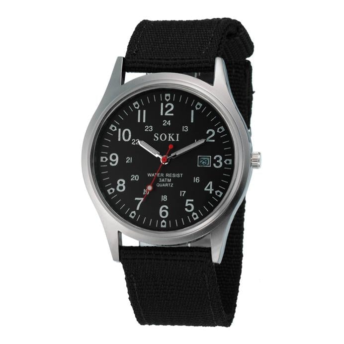 Military Green Retro Watch